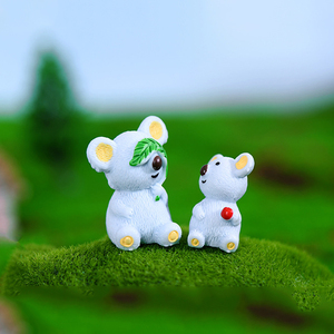 Resin Mini Koala Figurine <b>Miniatures</b> for Landscape Decorations Tiny Australia Bear Animal Charm Ornaments DIY Accessories - Product Image 1