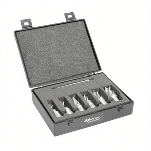 Kit de scies cloches HSS pour perceuses magnétiques, jeu de 5 lames avec étui - Product Image 2