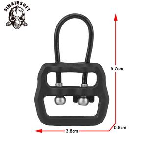 Tactical Gun Sling <b>Buckle</b> U Loop Quick Release <b>Buckle</b> Sling <b>Clip</b> Quick Detach Hardware Hunting Accessories - Product Image 5