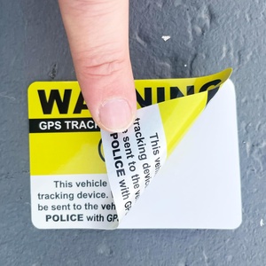 Tem dán định vị <span class=keywords><strong>GPS</strong></span> chống trộm xe hơi, cảnh báo, gói <span class=keywords><strong>6</strong></span> miếng, kích thước 2.5x3.5 inch, chất liệu vinyl, hai mặt, sử dụng trong nhà/ngoài trời, phủ lớp bảo vệ chống tia UV và nước - Product Image 5