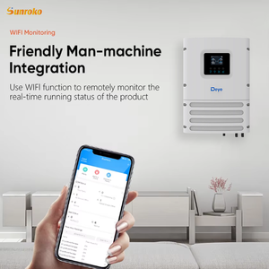 Inversor <span class=keywords><strong>solar</strong></span> de red monofásico Deye 10Kw 15Kw 20Kw 48V inversor híbrido con cargador Mppt - Product Image 3