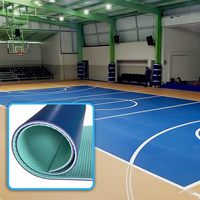 Bestseller PVC Futstal Indoor Sport Court Boden Wasserdichter laminierter Kunststoff Holz Vinyl boden