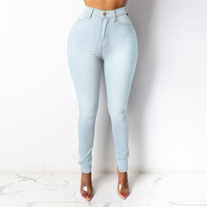Jean <span class=keywords><strong>skinny</strong></span> taille haute pour femme 2026 – Couleur unie, denim extensible, coupe legging - Product Image 6