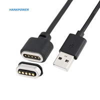 Connecteur magnétique à 5 broches, câble de charge USB magnétique Pogopin, aiguille à ressort, connecteurs mâles et femelles à 5 broches
