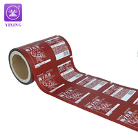 Film d'emballage de sachet de thé stratifié par papier d'aluminium d'impression de gravure de prix usine pour le sachet de thé de café