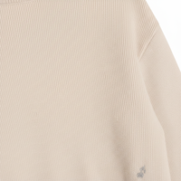 Pull imprimé avec poignets côtelés Pull à col rond pour homme