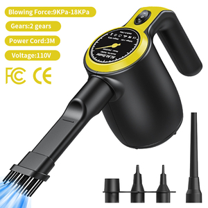 Nettoyage ménager <span class=keywords><strong>aspirateur</strong></span> de voiture filaire haute puissance sèche-cheveux à grande vitesse, dépoussiéreur d'air <span class=keywords><strong>sans</strong></span> <span class=keywords><strong>fil</strong></span> portable pour voiture maison double - Product Image 2