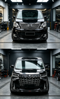 Nouveau kit de conversion Alphard Vellfire séries 20 à 35, design Modellista pour modèles 2008 à 2015, ajustement avancé du châssis et optimisation des performances