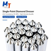 Outil de dressage de meules diamantées à point unique MT, diamant importé brasé sous vide 11 # -16 #   Meuleuse CNC