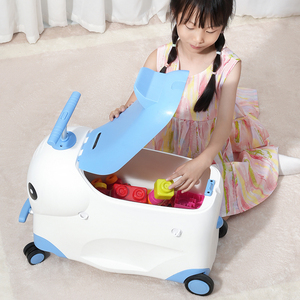 Nouvelle <span class=keywords><strong>valise</strong></span> pour enfants en forme d'éléphant de dessin animé, 4 roues pivotantes, en PP léger, chariot en aluminium, <span class=keywords><strong>valise</strong></span> de voyage en plein air - Product Image 6