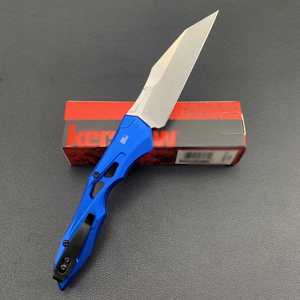 Kersha 7650 Couteau de pêche de poche Couteau pliant d'extérieur avec lame 8cr18Mov et manche en alliage d'aluminium OEM personnalisable - Product Image 4