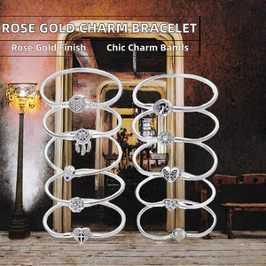 New Hot Sale Fit Original Pan <b>Snake</b> <b>Chain</b> 925 Sterling <b>Silver</b> Zircon Charm Bracelet Children's Party Gift - Product Image 2