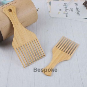 Peine de Bambú con Logotipo Personalizado para el Cabello, Peines Naturales Antiestáticos para Cabello Rizado y Grueso, Ideal para Hombres y Mujeres - Product Image 6