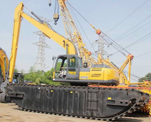 รถขุดสะเทินน้ำสะเทินบก XE215SLL แบบแรงกดพื้นต่ำพิเศษ แขนยาว สำหรับขุดในพื้นที่ลุ่มน้ำลึก โคลน และพื้นที่เปียต - Product Image 5
