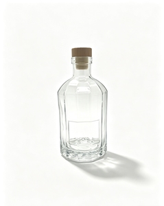 Vente en gros de bouteilles en verre transparent de 700 ml et 750 ml de qualité supérieure, fabriquées à la main, pour le <span class=keywords><strong>cognac</strong></span> XO, le brandy, la tequila, le scotch, le <span class=keywords><strong>rhum</strong></span> - Product Image 3