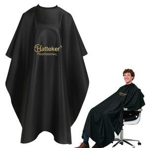 Cape de Coiffure Professionnelle Imperméable Portable Ajustable pour Salon de Coiffure 100% Polyester pour Adultes - Product Image 1
