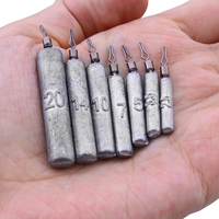 Poids de plomb de pêche 2.5g -20g poids de tir de goutte gouttelettes d'eau plombs accessoires de pêche pour bar