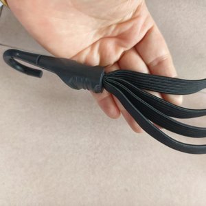 Cordons élastiques en caoutchouc extensibles 60-90 cm, cordes de fixation sécurisées pour bagages, motos, vélos électriques et casques - Product Image 4