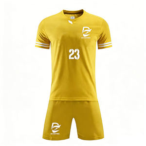 Conjunto de Uniforme de Fútbol de Primera Calidad Personalizado, Sublimado, de Secado Rápido, Transpirable, de Poliéster, para Clubes de Fútbol - Product Image 1