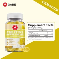 Permen Karet Creatine Monohydrate Vegan ODM untuk Binaragawan Dewasa Meningkatkan Hasil Latihan Pertumbuhan Otot Layanan Label Pribadi Bebas GMO