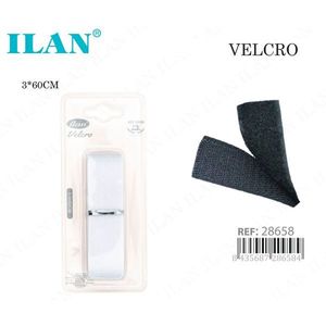 Ilan Velcro <b>Tape</b> 3x60 Cm Non-Adhesive <b>Hook</b> <b>And</b> <b>Loop</b> Strips For Craft <b>And</b> DIY - Product Image 1