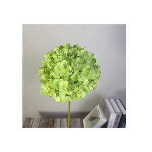 Flor Artificial de Hortensia Jinxi Elsa, Rama Individual de Seda, Decoración para Bodas y Hogar, Rosa, Verde, Amarillo, Azul, Morado - Product Image 4