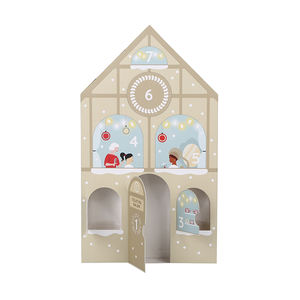 Boîte d'emballage de luxe faite à la main <span class=keywords><strong>vide</strong></span> bougie bonbons emballage 12 jours calendrier de l'avent boîte-cadeau de noël - Product Image 1