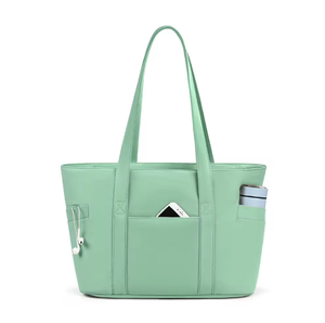 Nouveau sac à main en toile tendance, sac pour ordinateur portable en cuir pour femme, sac de shopping spacieux et élégant - Product Image 2