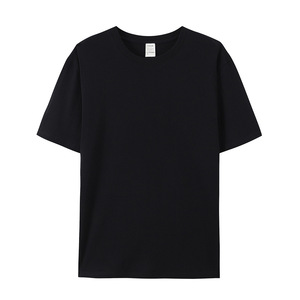<span class=keywords><strong>Camiseta</strong></span> de verano de algodón 100%, <span class=keywords><strong>camiseta</strong></span> Popular de manga corta con cuello redondo para hombre - Product Image 2