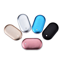 Chauffe-mains Power Bank 5200mAh Rechargeable Mini Powerbank Coloré Mignon Chargeur Portable Power Bank