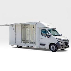 Mobile Food Truck Aluminum Body Motorized with Prep Space and Insulated Compartments for Outdoor Use - Product Image 1