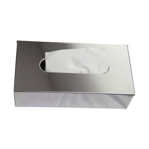 Boîte rectangulaire personnalisée en acier inoxydable, porte-papier, distributeur de serviettes de toilette, coffret de mouchoirs faciaux, porte-serviettes pour hôtel, maison, salle de bains - Product Image 3