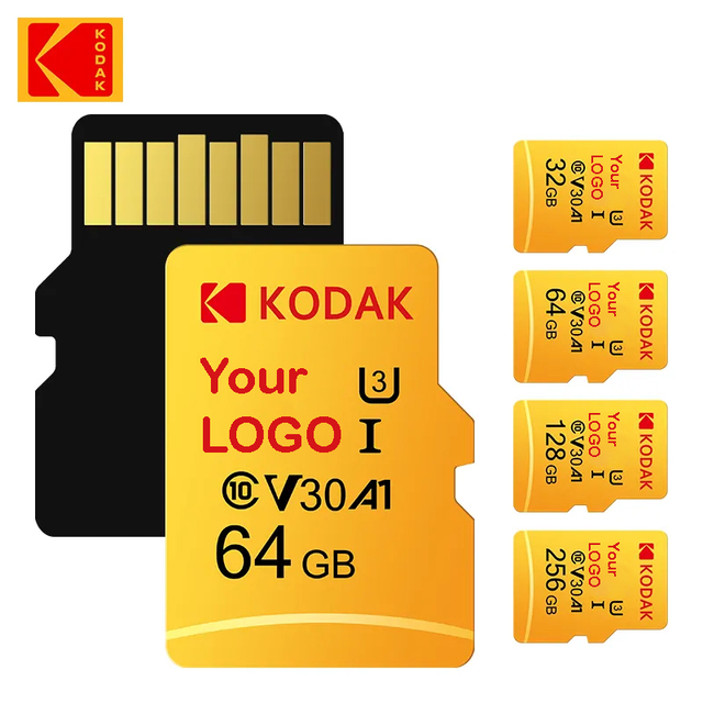 KODAK 32GB 64GB 128GB 256GB 512GB Mini Sd Card TF Memory Card for Camera