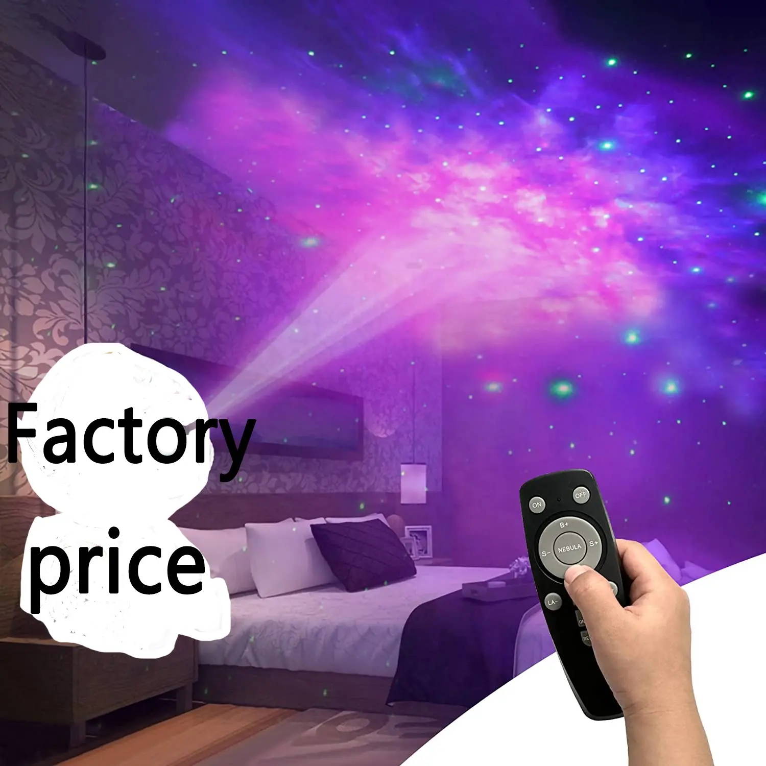 Astronaut Projector Factory price Galaxy star Night Light Astronaut Space Projector Lamp with Remote Kids adults Room Projector
