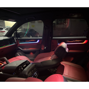 Éclairage d'ambiance intérieur personnalisé pour Porsche Cayenne 2024-2026, bande LED acrylique Symphony, lampe d'ambiance, vente d'usine - Product Image 5
