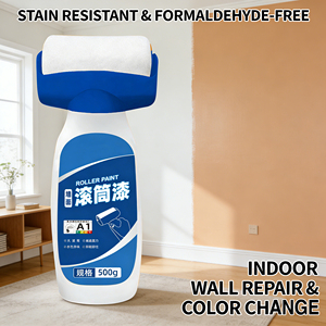 Roller <b>Paint</b> White Wall Repair Paste Wall Repair <b>Paint</b> Indoor Repair Household Self-Brushing Interior Latex Renovation <b>Paint</b> - Product Image 5