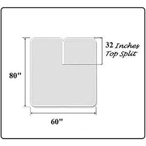 Parure de lit haut de gamme pour lit Queen Size, 32 pouces, 100 % coton, 800 fils, rayée vert sauge, pour usage domestique - Product Image 2