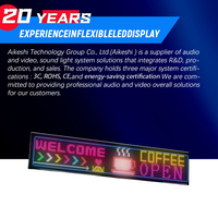 Pantalla LED Flexible Programable para Automóviles y Camiones, Animación de Ojos, Control por Aplicación, Mensaje Desplazable Inteligente, Letrero Luminoso Suave, IP65