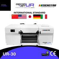 Mini Impresora UV de Etiquetas de Cristal con un Cabezal EPSON I3200HD, Ideal para Empresas en Creación para la Producción de Pegatinas Personalizadas