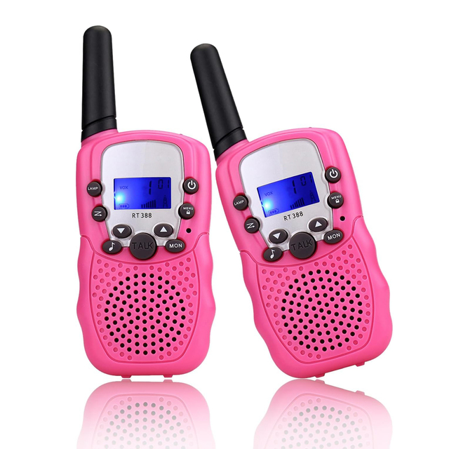 Walkie Talkies for Kids, Kids Toys for 4-12 Year Old Birthday Gift, LCD Flashlight,  Walkie Talkies Birthday Decorations Toys