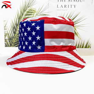 Custom logo Polyester Fisherman Bucket Hat Colombia Flag for Football Party Promotional Gift.