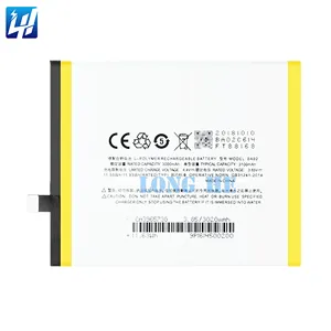 BA02 3100mAh Rechargeable Mobile Battery For Meizu Meizy M3E For Meizu M3E High Capacity Battery