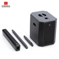 Altavoz de Columna Activo HYANKA S-1503 de 15 Pulgadas, 1000W RMS, Control DSP, TWS, OEM Personalizado para Actuaciones en Vivo en Plazas al Aire Libre