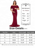 Robe de maternité convertible pour séance photo de grossesse, longue, en coton et élasthanne respirant, anti-allergie, pour femme
