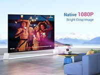 Projecteur LED LCD Full HD 1080p natif 9800 lumens, version 9.0 améliorée, pour cinéma maison, fabrication OEM ODM
