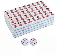 Jeu de Mahjong multicouche en acrylique Arris – Loisir intellectuel traditionnel
