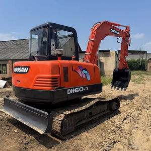Miniexcavadora usada en buen estado Excavadora de segunda mano Doosan en horario de trabajo bajo en stock a la venta para granja - Product Image 1