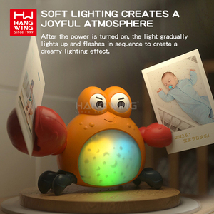 Hw bé điện tử trò chơi thú cưng thông minh Đồ chơi điện giáo dục sớm động vật câu chuyện cua với ánh sáng và âm nhạc - Product Image 4