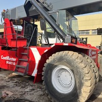 Empileur de conteneurs Kalmar DRS4527-S5 d'occasion de 45 tonnes disponible dès maintenant, avec une garantie d'un an du fabricant d'origine.
