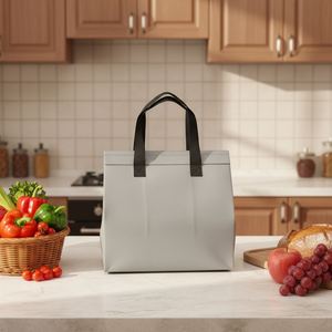 Bolsa Térmica Aislante de Aluminio con Cierre de Cremallera, Diseño Clásico de Dibujos Animados, Personalizable con Logotipo, para Entrega de Comida a Domicilio, Impermeable - Product Image 1